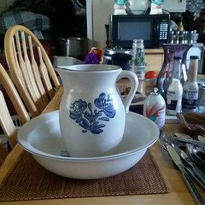 pitcher and Bowl signed